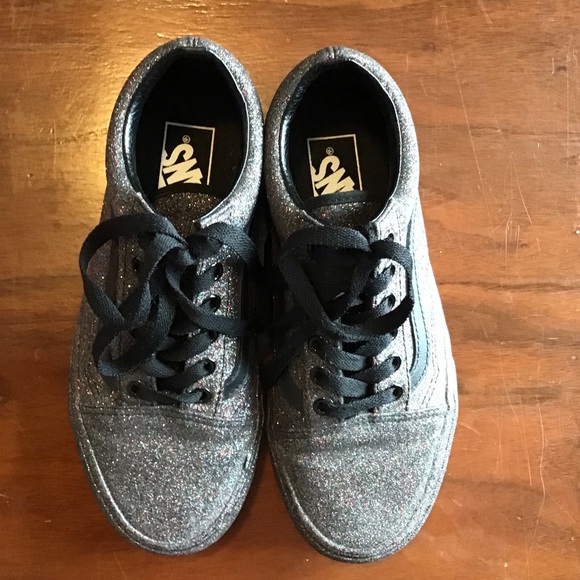 Vans Old Skool Rainbow Glitter Sneakers - Picture 7 of 7